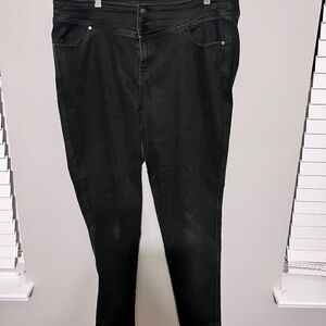 Black high rise jeans